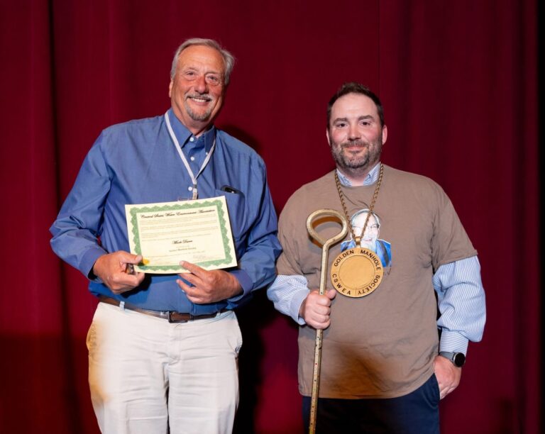 Mark Duerr inducted into Golden Manhole Society
